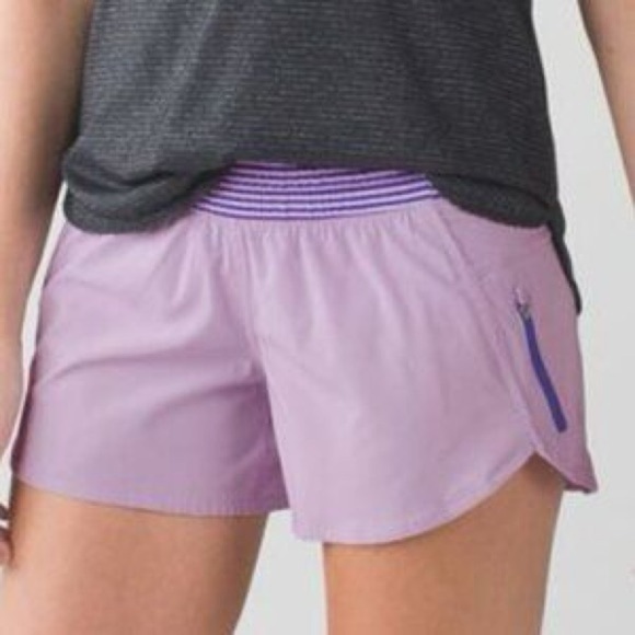 Lululemon Tracker Shorts III Purple Swift Ultra Women’s 6 Running Athleisure - Picture 1 of 11